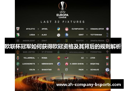 欧联杯冠军如何获得欧冠资格及其背后的规则解析