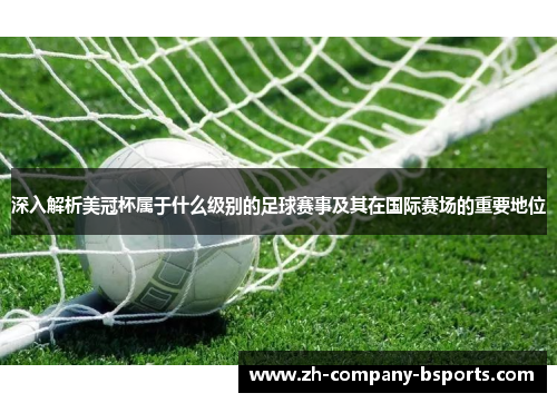深入解析美冠杯属于什么级别的足球赛事及其在国际赛场的重要地位 深入解析美冠杯属于什么级别的足球赛事及其在国际赛场的重要地位